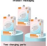 100W UK Plug  USB-C Fast Charging USB Type c Mobile Phone Quick Charger 100W USB C Travel Adapter - Image 2