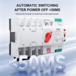 TUYA SmartLife ATS 4P AC230V 63A 100A 125A Dual Power Automatic Transfer Switch TOQ7S - Image 6