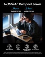 Anker Prime Power Bank, 26,250mAh 3-Port Portable Charger with 300W Max Output, Two-Way Charging, TSA-Approved, App Control, - Image 3