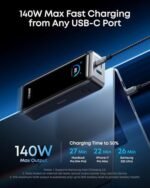 Anker Prime Power Bank, 26,250mAh 3-Port Portable Charger with 300W Max Output, Two-Way Charging, TSA-Approved, App Control, - Image 5