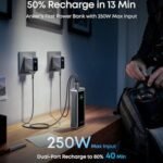 Anker Prime Power Bank, 26,250mAh 3-Port Portable Charger with 300W Max Output, Two-Way Charging, TSA-Approved, App Control,
