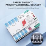 TUYA SmartLife ATS 4P AC230V 63A 100A 125A Dual Power Automatic Transfer Switch TOQ7S - Image 3