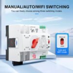TUYA SmartLife WIFI 2P Smart ATS Dual Power Automatic Transfer Selector Switch Uninterrupted 2P 230V 63A 100A 125A - Image 6