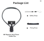 TELESIN Neck Mount Phone Clip 360° Rotation POV Phone Hold for Iphone 15 14 13 12 11 10 SAMSUNG HUAWEI XIAOMI Phone Accessories - Image 4