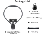 TELESIN Neck Mount Phone Clip 360° Rotation POV Phone Hold for Iphone 15 14 13 12 11 10 SAMSUNG HUAWEI XIAOMI Phone Accessories