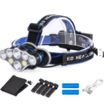 Bright Headlamp LED Headlight USB Rechargeable Head Lamp With Batteries 8 Modes Headlight Most Powerful Light With Helmet Clip
