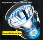 Super Bright Headlamp Type-C USB Rechargeable 3 Light Modes LED Waterproof Motion Sensor Headlight for Camping Hiking Outdoor - Image 3