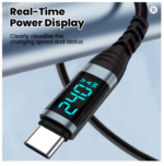 240W 0.5m Type C to Type C Super Charge Digital Display Cable - Image 4