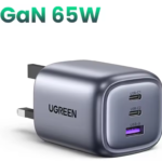 UGREEN UK Plug GaN 65W Fast Charger QC 4.0 3.0