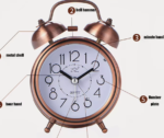 Super Loud Digital Alarm Clock with Led Mirror Smart Dual Bell Alarm Clock Digit Led Clock for Bedroom - Image 3