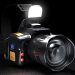 Motion Sensor Headlamp Type-C Zoomable 3600mAh Digital Display White Laser 30W LED Outdoor Hiking Headlight Induction Head Lamp