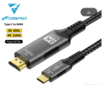 USB C to HDMI Cable 8K@60Hz 4K@120Hz Type C to HDMI-Compatible HDTV Cable for TV Converter MacBook Air iPad USB-C HDMI Adapter