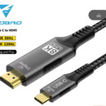 USB C to HDMI Cable 8K@60Hz 4K@120Hz Type C to HDMI-Compatible HDTV Cable for TV Converter MacBook Air iPad USB-C HDMI Adapter