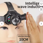 Camping Telescopic Zoom LED Headlamp Adjustable Focus Waterproof USB-C Rechargeable Li-Ion Battery Long-Range