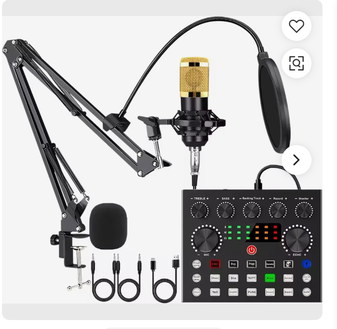 Screenshot 2026-09-04 073543 Professional OEM V8S+BM800 Audio Mixer Microphone Set – Live Streaming & Recording Kit - Image 1