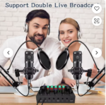 Professional OEM V8S+BM800 Audio Mixer Microphone Set – Live Streaming & Recording Kit - Image 3