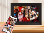 10.1 Inch Portable Digital Photo Frame, 1920P WiFi SD Card Desktop Picture Frame, Can Play Photos and Video