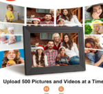 10.1 Inch Portable Digital Photo Frame, 1920P WiFi SD Card Desktop Picture Frame, Can Play Photos and Video - Image 3