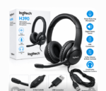 Logitech H390 Type-C Wired Headset Noise Cancelling Microphone Stereo Headphones Inline Control Plug and Play for PC Laptop Offi