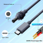 10 meters  Starlink Mini DC Power Cable 20V 5A PD 100W USB C to DC 5521 Cord Outdoor Waterproof USB Type C to DC Power Cable - Image 3