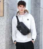 Ozuko 9815 Men's Small Crossbody Messenger Bag - Shoulder Satchel Side Bag Versatile Messenger Purse - Image 5