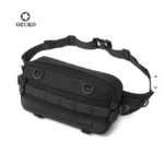 Ozuko 9676 Unisex Mini Belt Bag with Adjustable Strap Small Fanny Pack for Workout Running Tra