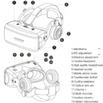 G06EB Original VR 3D Glasses Wireless Rocker Cardboard Headset Helmet for IOS Android AR Hardware for Virtual Reality - Image 3