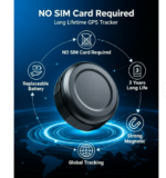 Smart Tracker Item Finder Free APP Location Map Historical Route Sharing 3 Year Unit Route Sharing 3-Year Battery - Image 3