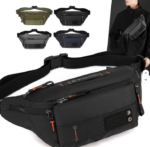 Wepower Waist Bag Waterproof Sport Style Commuting Travel Running Cycling Zipper Chest Shoulder Crossbody Bag	30" - Image 2