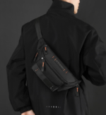 Wepower Waist Bag Waterproof Sport Style Commuting Travel Running Cycling Zipper Chest Shoulder Crossbody Bag	30" - Image 3