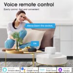South Africa Plug Socket Tuya WiFi Smart South Arica Plug Socket 220V 16A Power Monitor Timing Remote Voice Control Sockets - Image 5